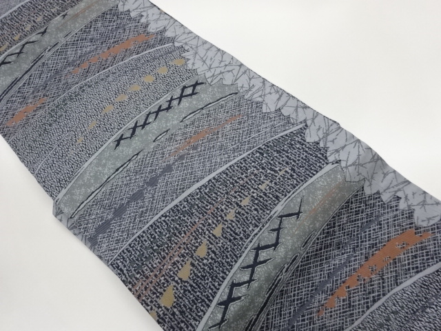 JAPANESE NAGOYA OBI / WOVEN ABSTRACT